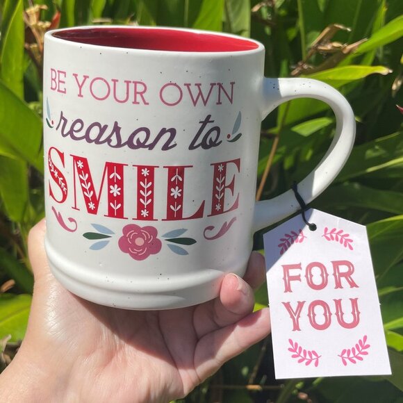 NWT - “Be Your Own Reason to Smile” mug - Picture 2 of 6